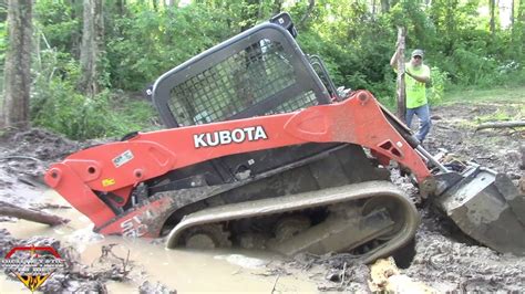 struck by a skid steer|kubota skid steer crash.